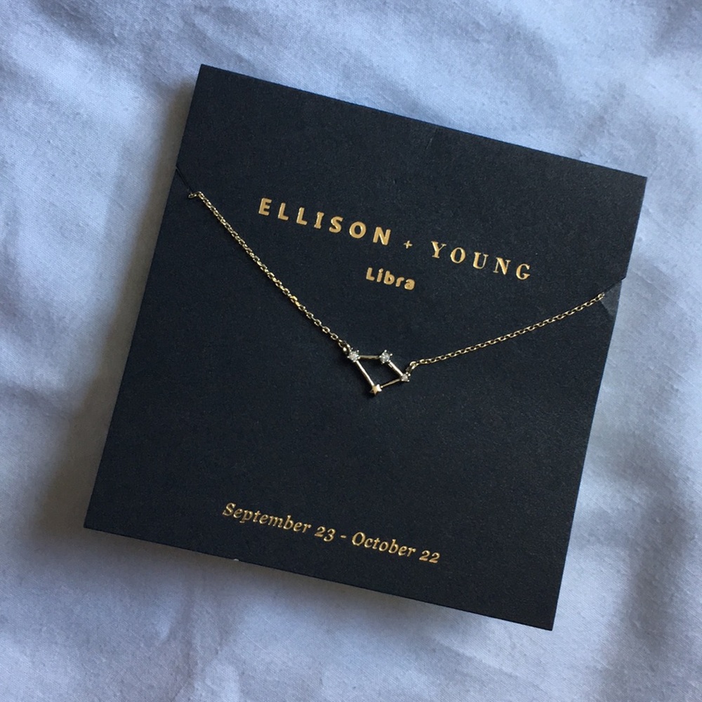 Libra ♎️ Zodiac Star Constellation Necklace 💫